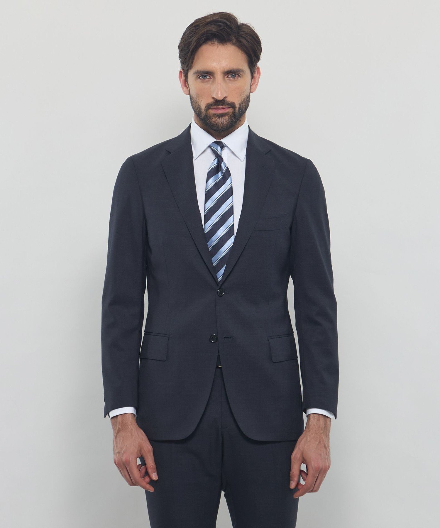 【SALE／38%OFF】MACKINTOSH LONDON 【WEB・一部店舗限定】【NEW BRIDGE】Super100's ピンヘッドスーツ マッキントッシュ ロンドン スーツ・フォーマル スーツジャケット ネイビー【送料無料】