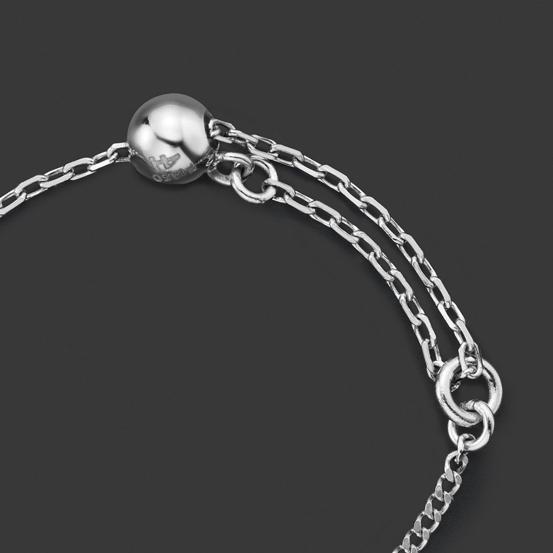 4℃ 【4°CHOMME+】【8月誕生石】 プラチナ チェーンリング ヨンドシー アクセサリー・腕時計 リング・指輪【送料無料】