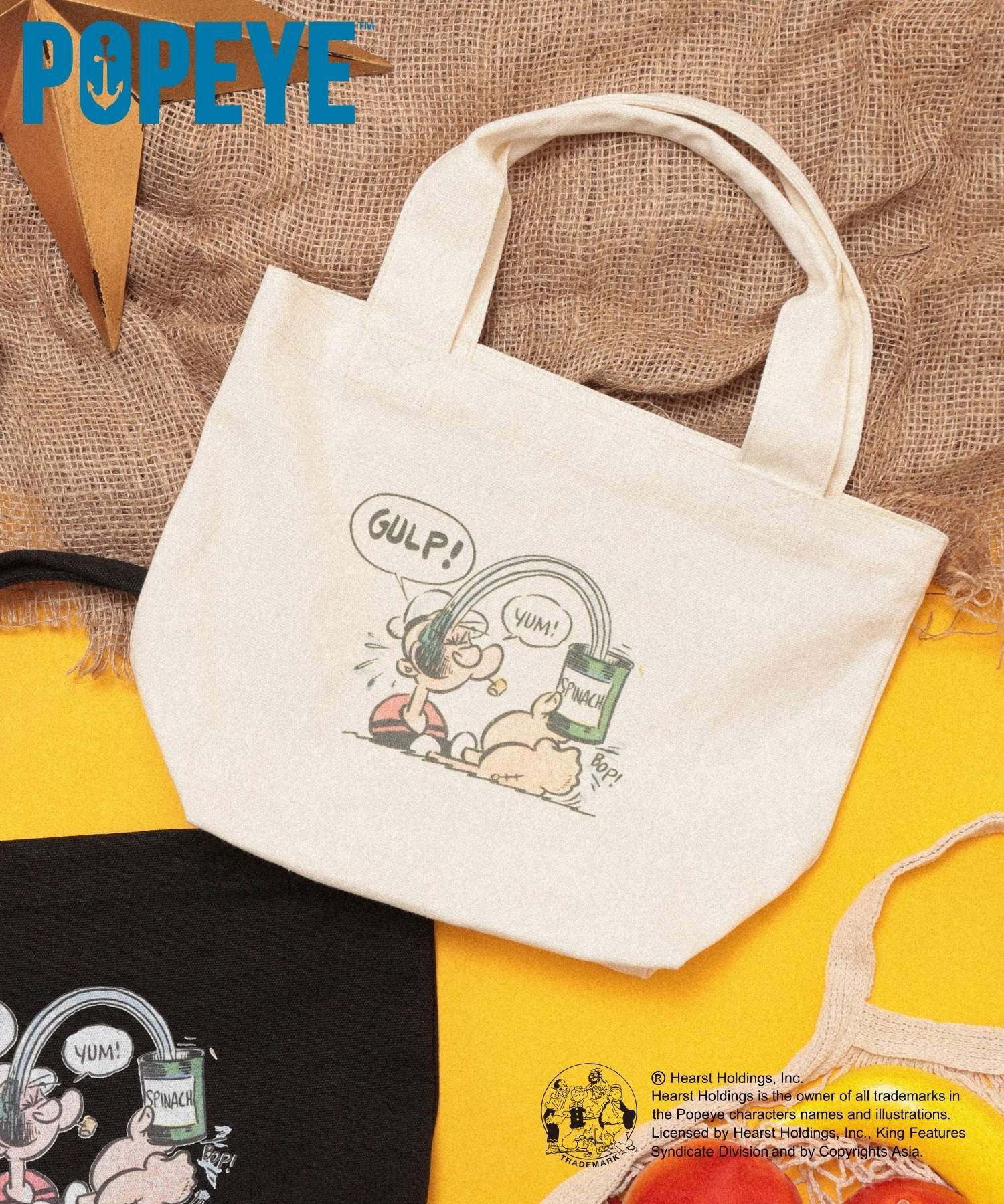 GLOBAL WORK POPEYE(TM)/ランチバッグ/一部店舗限定/601875 グローバルワーク バッグ トートバッグ ホワイト ブルー ブラックのサムネイル