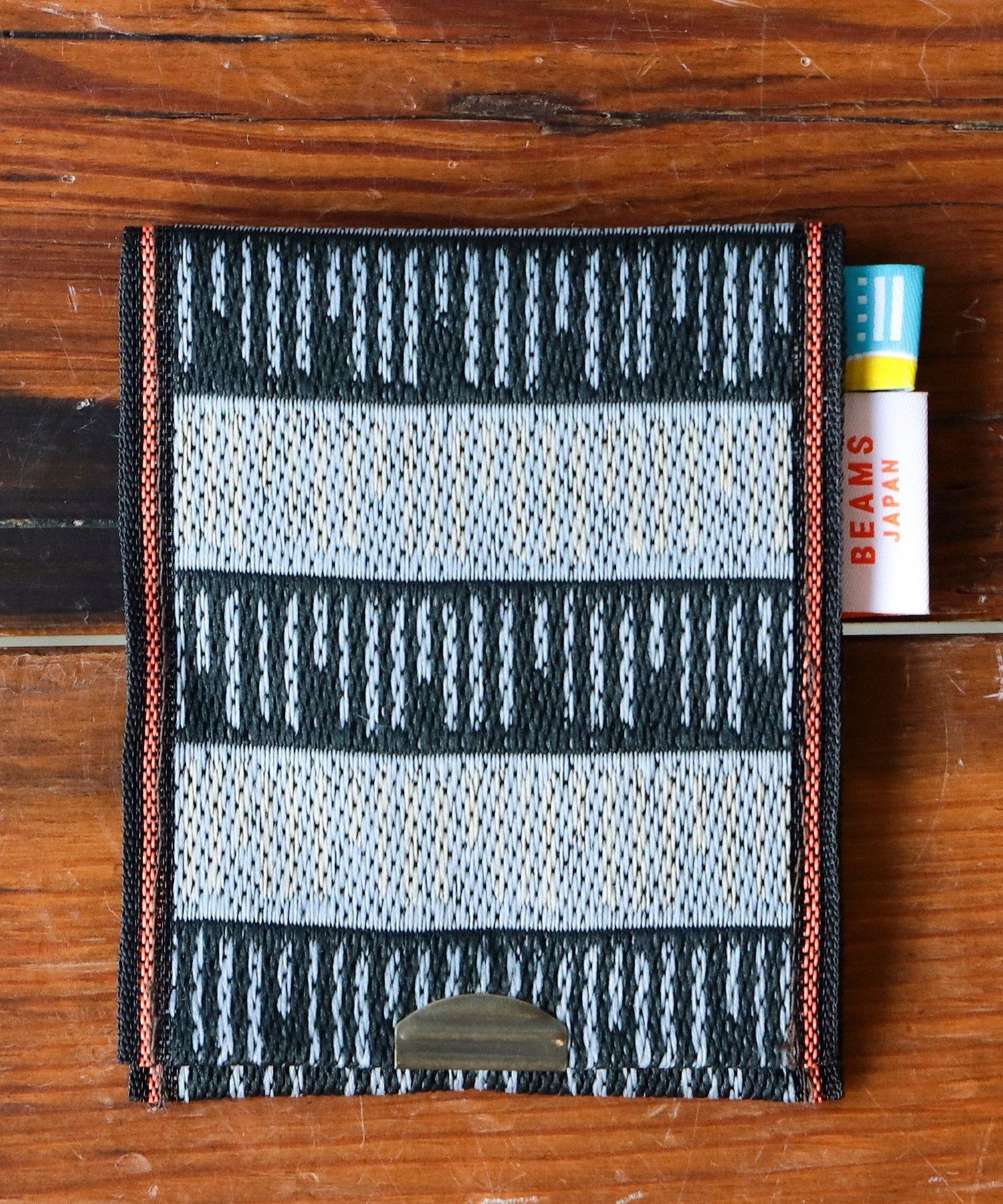BEAMS JAPAN 【京伝TEXTILE】【別注】?田織物 / 山東京伝小紋 畳縁小物入れ りべつしり ビームス ジャパン 財布・ポーチ・ケース その他の財布・ポーチ・ケース