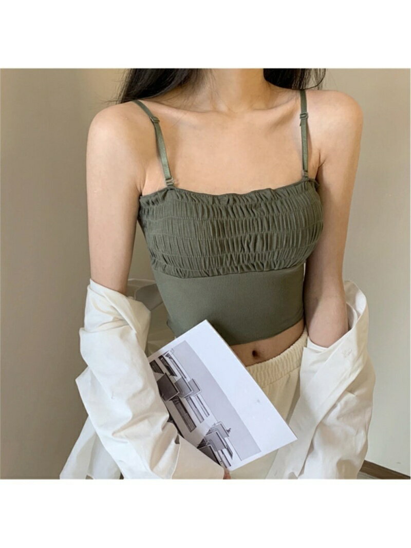 【SALE/66%OFF】Aimoon チューブトップ ベアトップ レディース ミニミニストア トップス ベアトップ カーキグリーン ブラウン グレー ブラック...