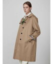 Aquascutum WOMEN BASIC SINGLE TRENCH COAT アクアスキュータム ジャケット・アウター その他のジャケット・アウター ベージュ ネイビー