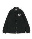 A BATHING APE BAPE LOGO COACH JACKET -ONLINE EXCLUSIVE- ア ベイシング エイプ ジャケット アウター ナイロンジャケット ブラック ネイビー レッド【送料無料】