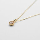 NOJESS 【WEB限定】4月バースストーン/K10モルガナイトネックレス ノジェス アクセサリー・腕時計 チョーカー ピンク【送料無料】