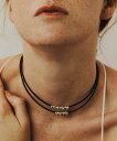 LAPUIS LAPUIS(ラピュイ)Coil Leather choker キャセリーニ アクセサリー・腕時計 チョーカー ゴールド シルバー【送料無料】