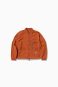 and wander crinkled nylon shirts jacket アンドワンダー トップス シャツ・ブラウス オレンジ グレー ブラック【送料無料】