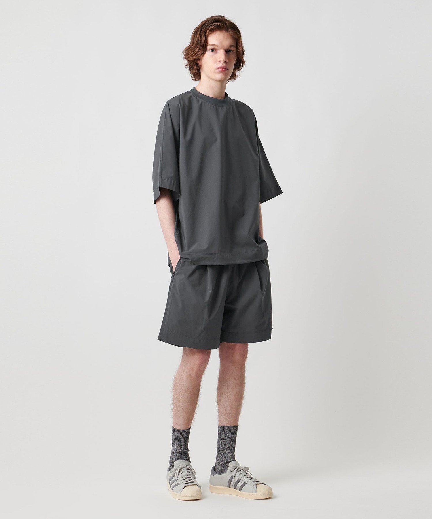 UNITED ARROWS & SONS ＜D.O UNITED ARROWS BY DAISUKE OBANA＞LT/DC 1P SHORTS/ショーツ ユナイテッドアローズ アウトレット パンツ その他のパンツ ブラック グレー