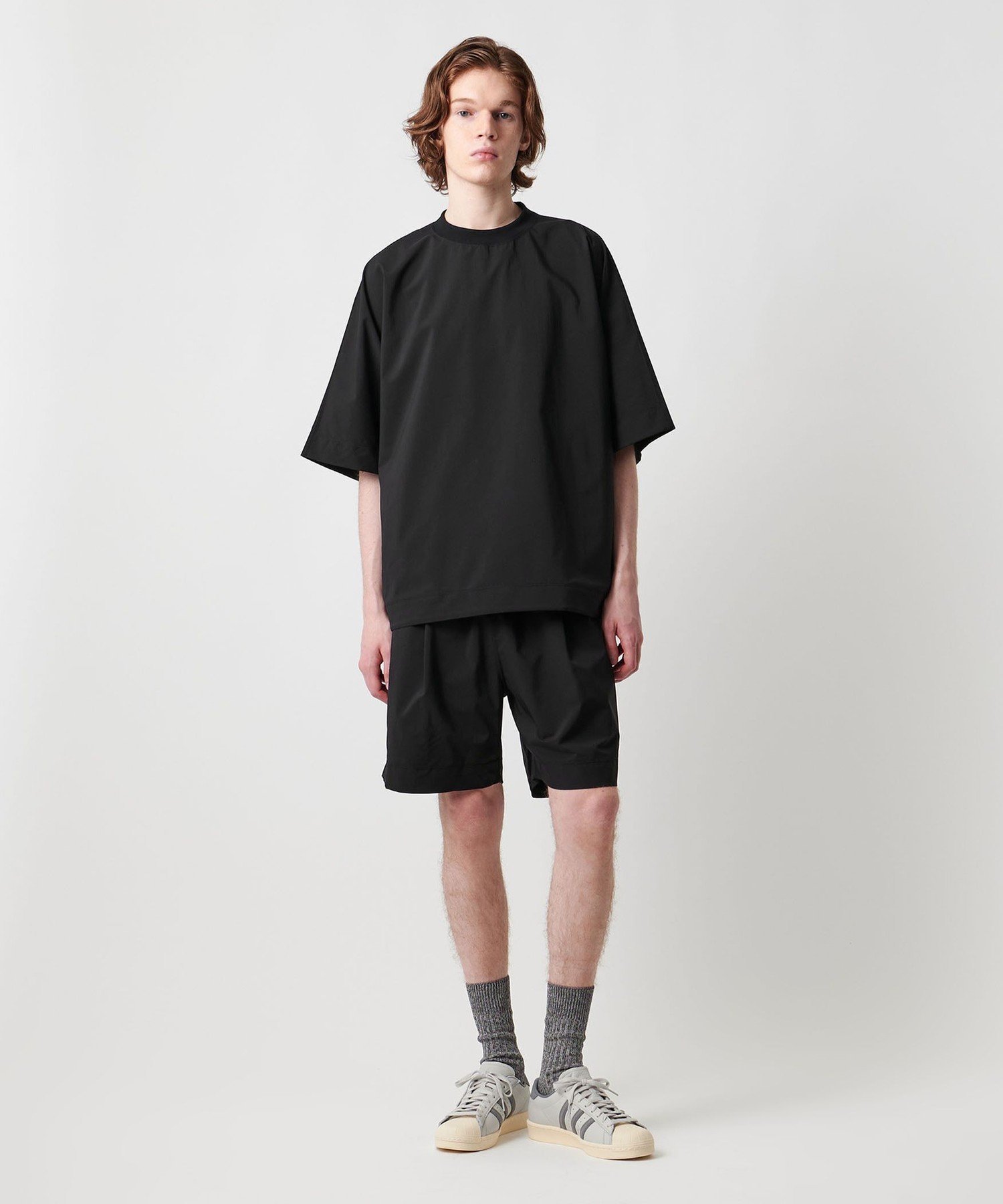 & SONS ＜D.O UNITED ARROWS BY DAISUKE OBANA＞LT/DC 1P SHORTS/ショーツ ユナイテッドアローズ アウトレット パンツ その他のパンツ ブラック グレー