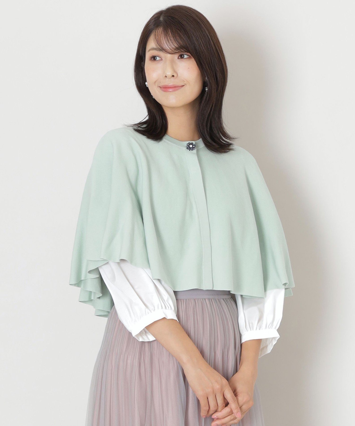 【SALE／36%OFF】TO BE CHIC レーヨンコットン カーディガン トゥー ビー シック トップス ニット レッド グリーン ブラック【送料無料】