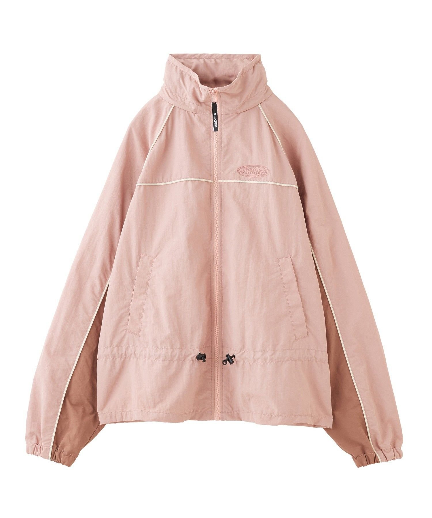MILKFED. LINE PIPING JACKET ミルクフェド ジャケット・アウター その他のジャケット・アウター グリーン ピンク ネイビー