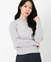 【SALE/55%OFF】STRAWBERRY-FIELDS バックリボン釦ラメニット ストロベリーフィールズ トップス ニット ネイビー グレー パープル【送料無料】