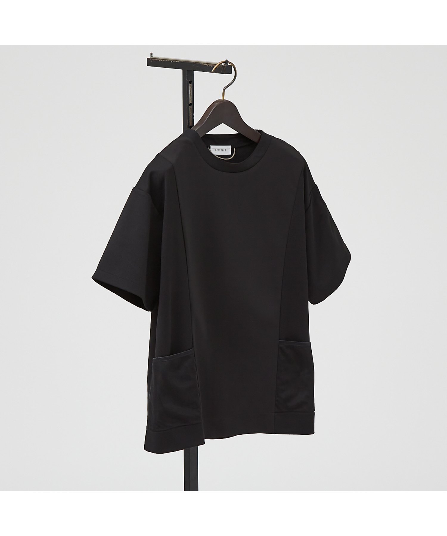 【SALE／30%OFF】ABAHOUSE LASTWORD カルゼスムース コンビネーション Tシャツ アバハウス トップス カットソー・Tシャツ ホワイト ブラック【送料無料】