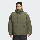 【SALE/52%OFF】adidas 【公式】アディダス adidas マストハブ オーバーサイズフィット パデッド ユーティリティパーカー アディダス ジャケット・アウター その他のジャケット・アウター グリーン【送料無料】