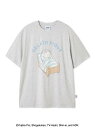gelato pique 【ドラえもん】【メンズ】ワンポイントTシャツ ジェラートピケ トップス カットソー・Tシャツ グレー【送料無料】