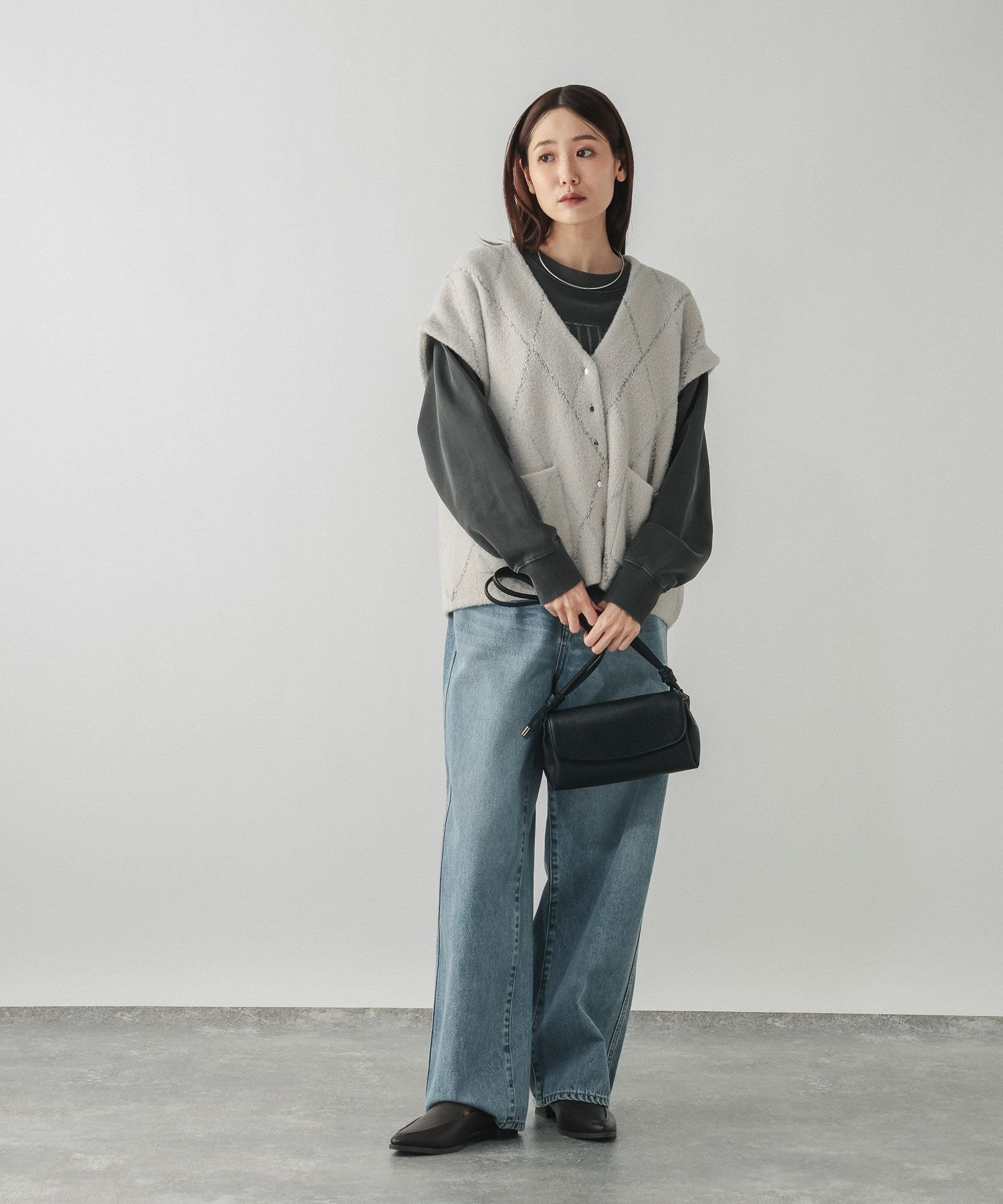 【SALE／50%OFF】GLOBAL WORK アソート柄シャギーベスト/603604 グローバルワーク トップス ベスト・ジレ stylife-15407549 Rakuten Fashion サンプル画像3