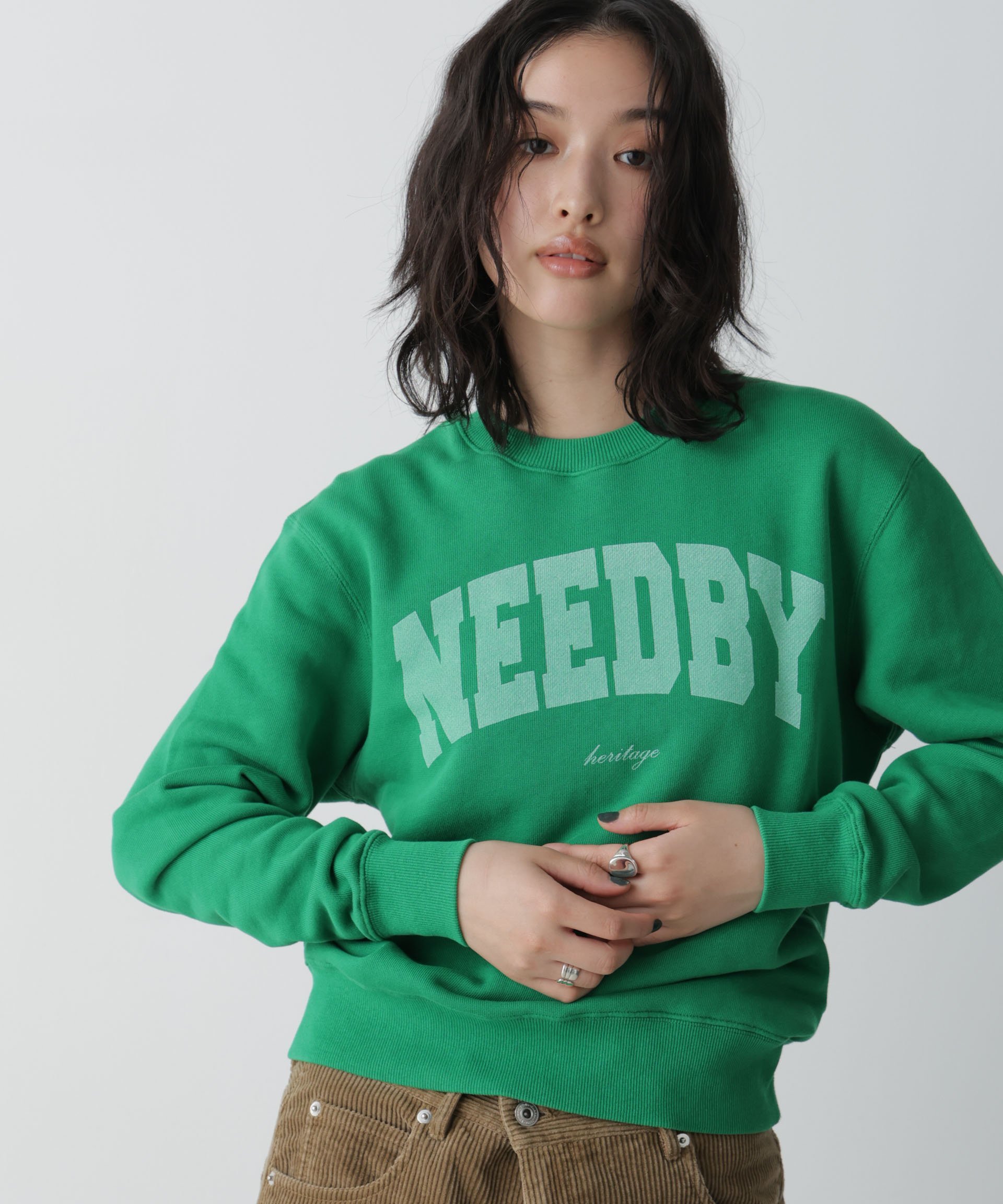 NANO universe NEEDBY heritage/「STEVELOUR」別注 HUDSON S ナノユニバース トップス カットソー・Tシャツ ブラウン グリーン ネイビー