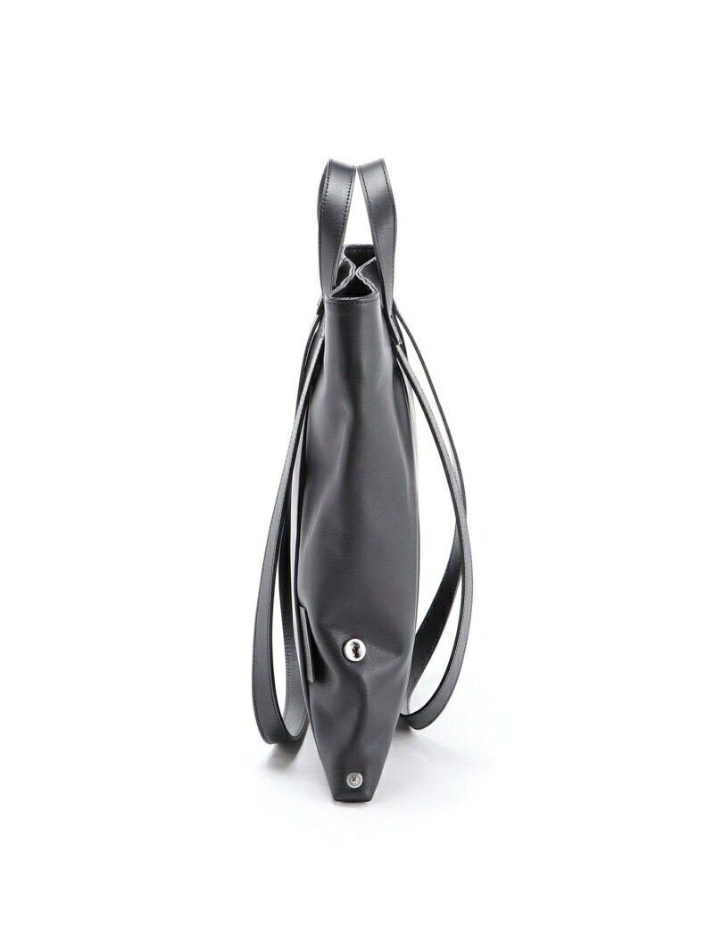 PATRICK STEPHAN PATRICK STEPHAN / Leather small tote 'loop handle' ループハンドル レザー トートバッグ パトリック ステファン バッグ トートバッグ ブラック