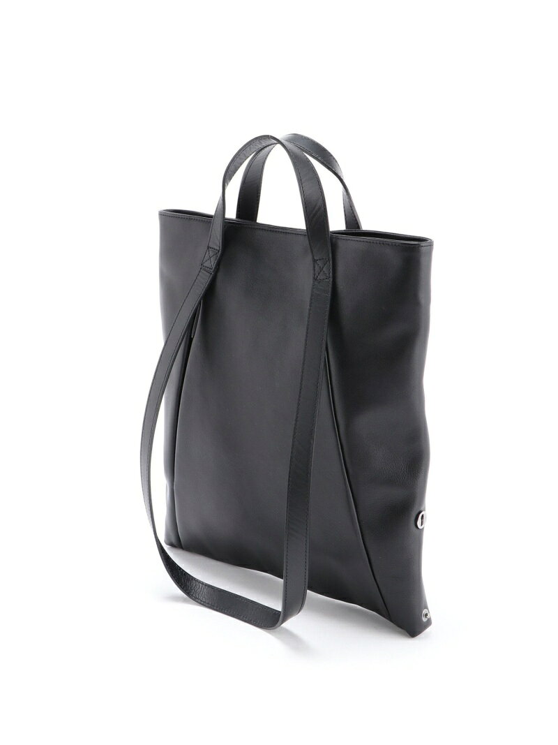 PATRICK STEPHAN PATRICK STEPHAN / Leather small tote 'loop handle' ループハンドル レザー トートバッグ パトリック ステファン バッグ トートバッグ ブラック