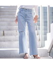 Rouge vif la cle 【RED CARD/レッドカード】Freddie ダメージワイドデニム ルージュ・ヴィフ ラクレ パンツ ジーンズ・デニムパン...