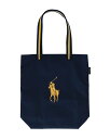 ラルフローレン トートバッグ メンズ POLO RALPH LAUREN POLO RALPH LAUREN(ポロ ラルフ ローレン) 折り畳みトートバッグ インターモードカワベ ファッション雑貨 ハンカチ・ハンドタオル ネイビー ブラック【送料無料】