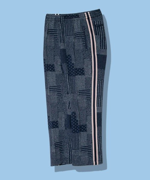 AOZORA刺し子カットJQトラックパンツ(MENS) ゴースローキャラバン パンツ その他のパンツ