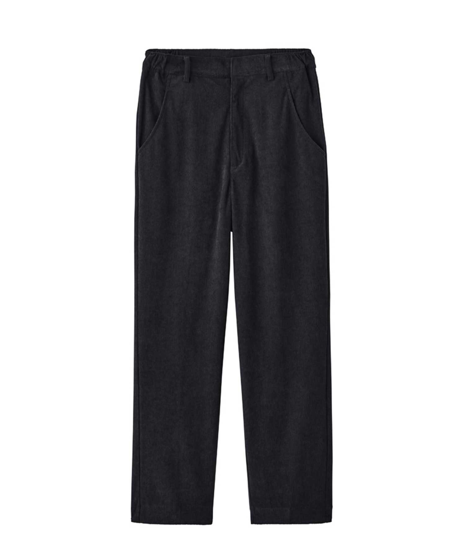 【SALE／70%OFF】Tuche ストレートパンツ【細畝コーデュロイ】 ギャルリ　イチハチキュウロク　バイ　グンゼ パンツ スラックス・ドレスパンツ ホワイト ブラック