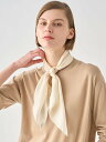 JOHN SMEDLEY Silk twill Scarf|solid colour ジョンスメドレー ファッション雑貨 スカーフ・バンダナ【送料無料】