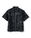 ySALE^70%OFFzBEAMS T Fake Ass Flowers / Bleached Denim Zip Shirts r[X AEgbg gbvX VcEuEX u[yz