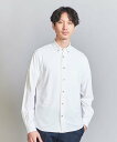 【SALE／50%OFF】BEAUTY&YOUTH UNITED ARROWS カット シャンブレー ボタンダウン スリムシャツ ユナイテッドアローズ アウトレット トップス シャツ・ブラウス グレー ホワイト ブルー【送料無料】 2