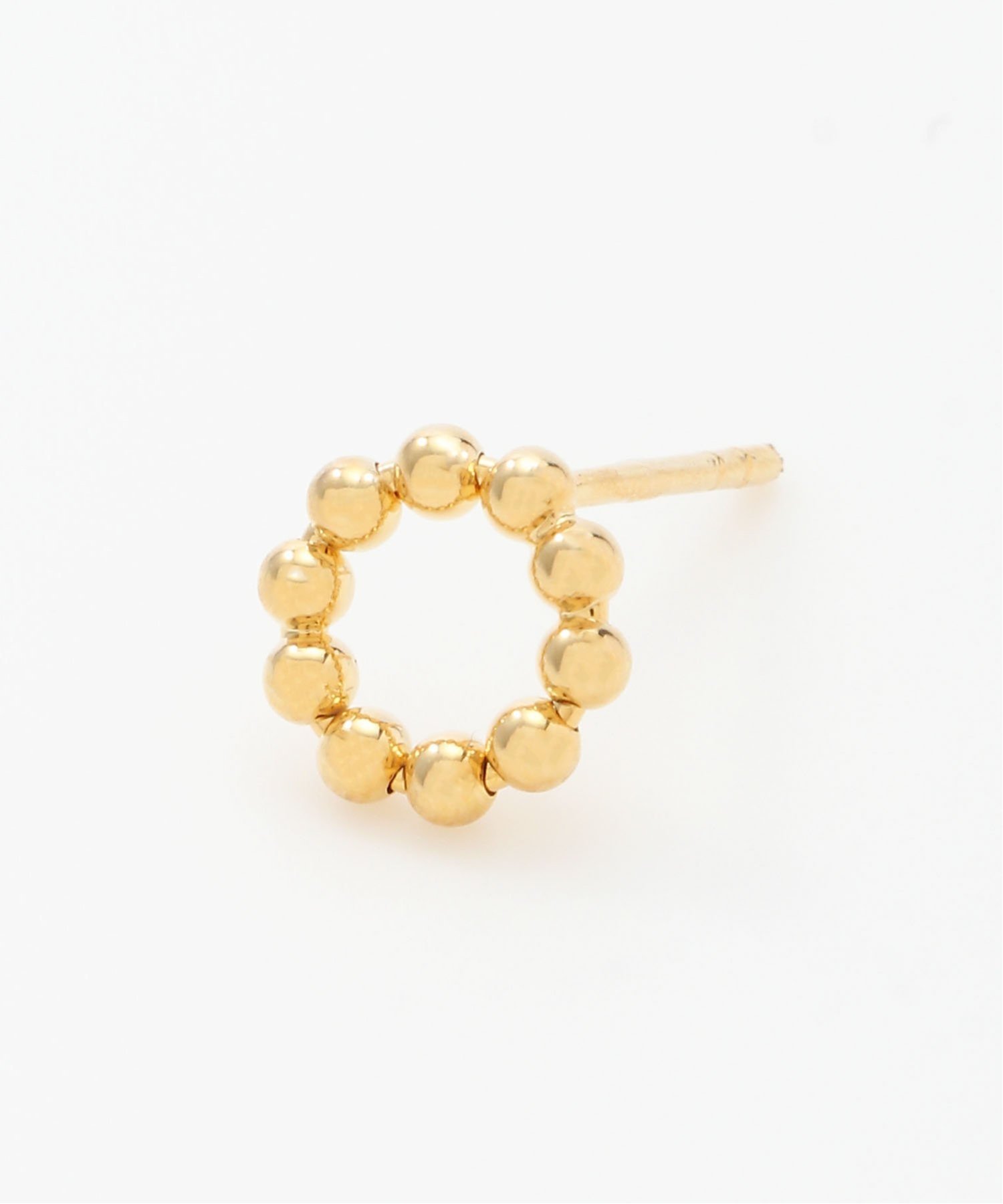 SCALABLANCHE SCALABLANCHE/(U)GOLDボールサークルピアス(SV925) スカラ アクセサリー・腕時計 ピアス ゴールド【送料無料】
