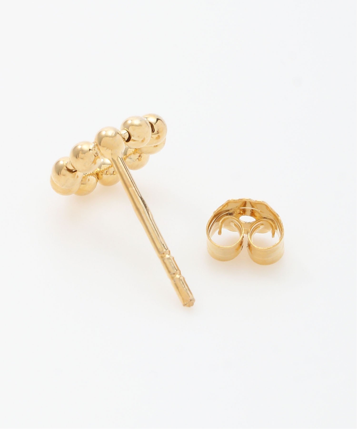 SCALABLANCHE SCALABLANCHE/(U)GOLDボールサークルピアス(SV925) スカラ アクセサリー・腕時計 ピアス ゴールド【送料無料】