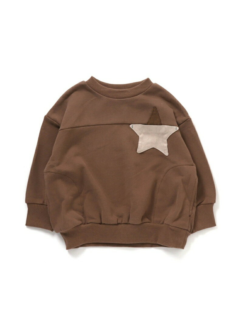 【SALE／30%OFF】BREEZE スターポケットトレーナー エフオーオンラインストア トップス スウェット・トレーナー パープル ピンク グリーン ホワイト ブラウン イエローのサムネイル