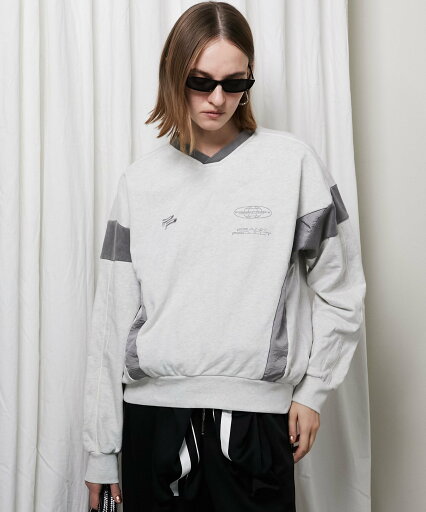 【SALE/40%OFF】PRANK PROJECT レーシングスウェットシャツ/Racing Sweatshirt プランク プロジェクト トップス スウェット・トレーナー グレー レッド【送料無料】 【SALE/40%OFF】PRANK PROJECT レーシングスウェットシャツ/Racing Sweatshirt プランク プロジェクト トップス スウェット・トレーナー グレー レッド【送料無料】