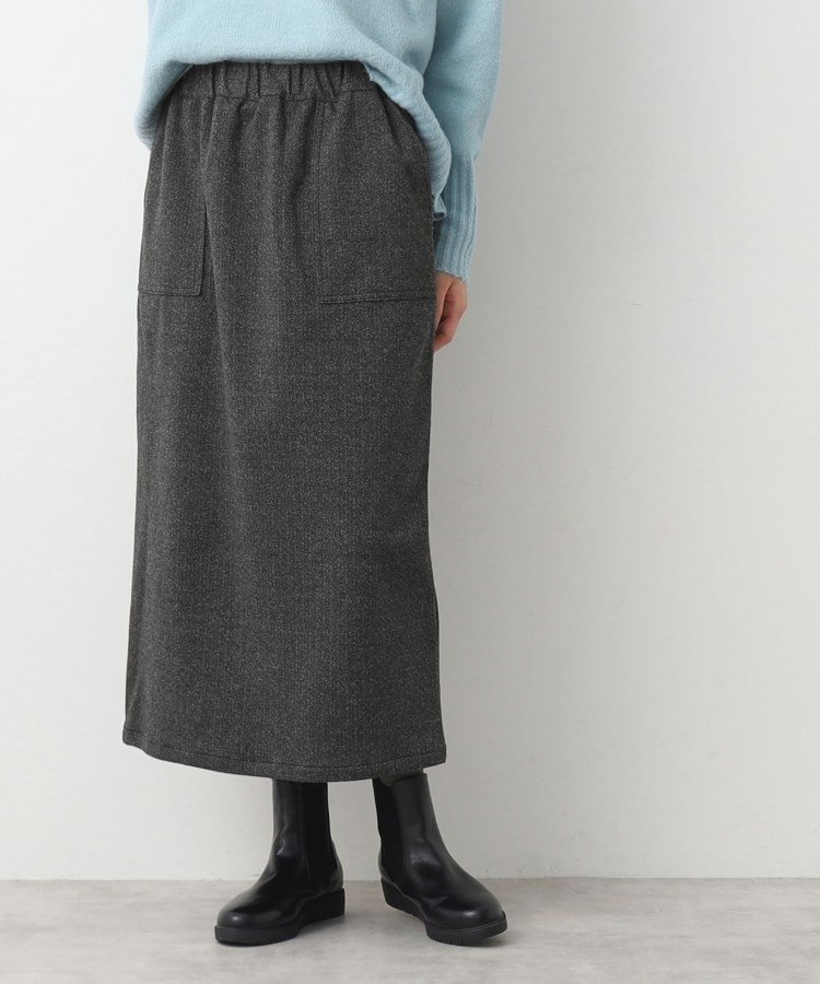 【SALE/60%OFF】Dessin 【ウエストゴム・洗える】ベイカーポケットスカート(XS~L) デッサン スカート ロング・マキシスカート グレー