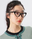 BEAMS BOY キャッツアイ クリア レンズ ビームス ウイメン アクセサリー・腕時計 その他のアクセサリー・腕時計 ブラック ブラウン【送料無料】