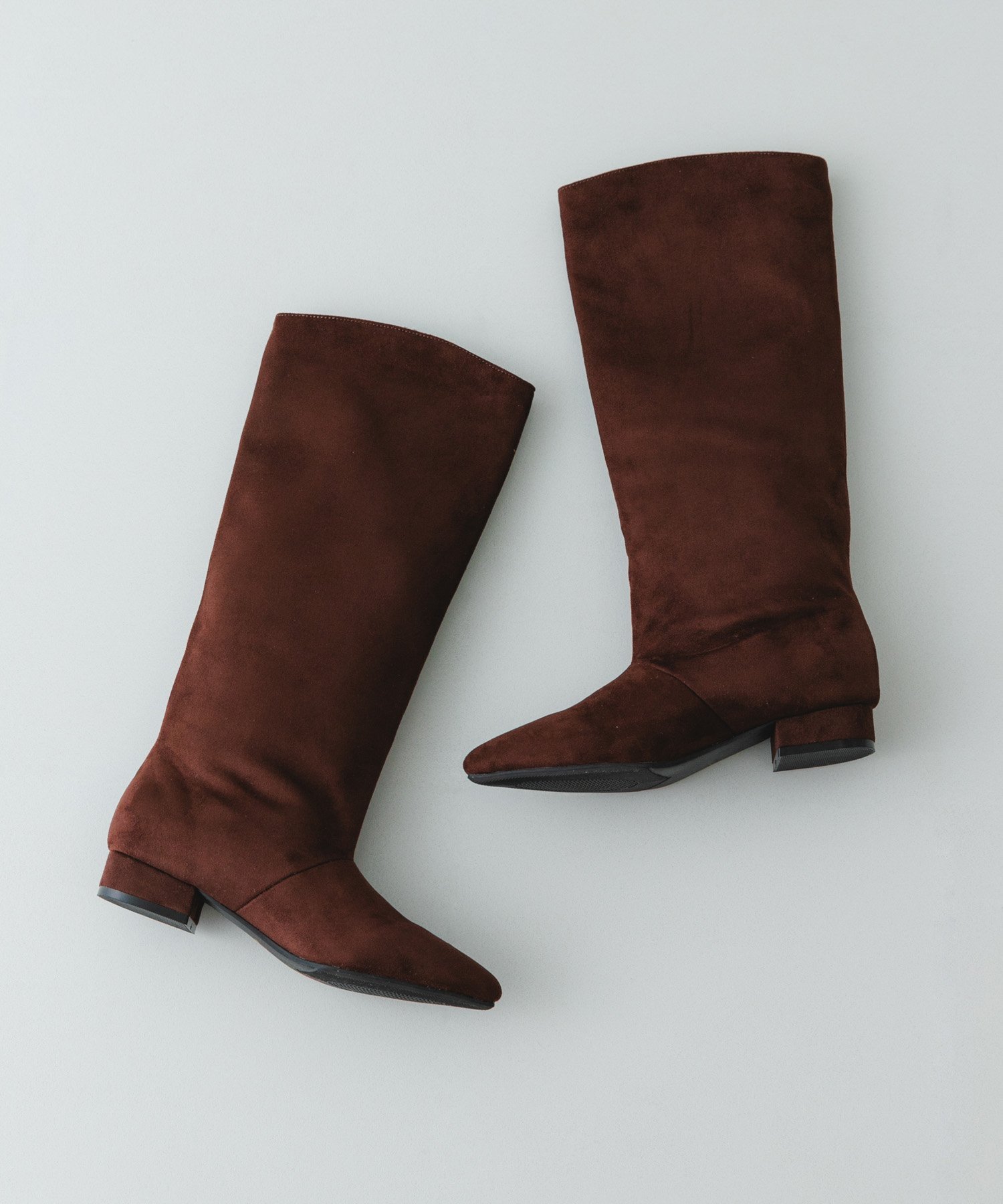 RODE SKO 2.5センチワイドシャフトロングブーツ ロデスコ シューズ・靴 ブーツ ブラック【送料無料】