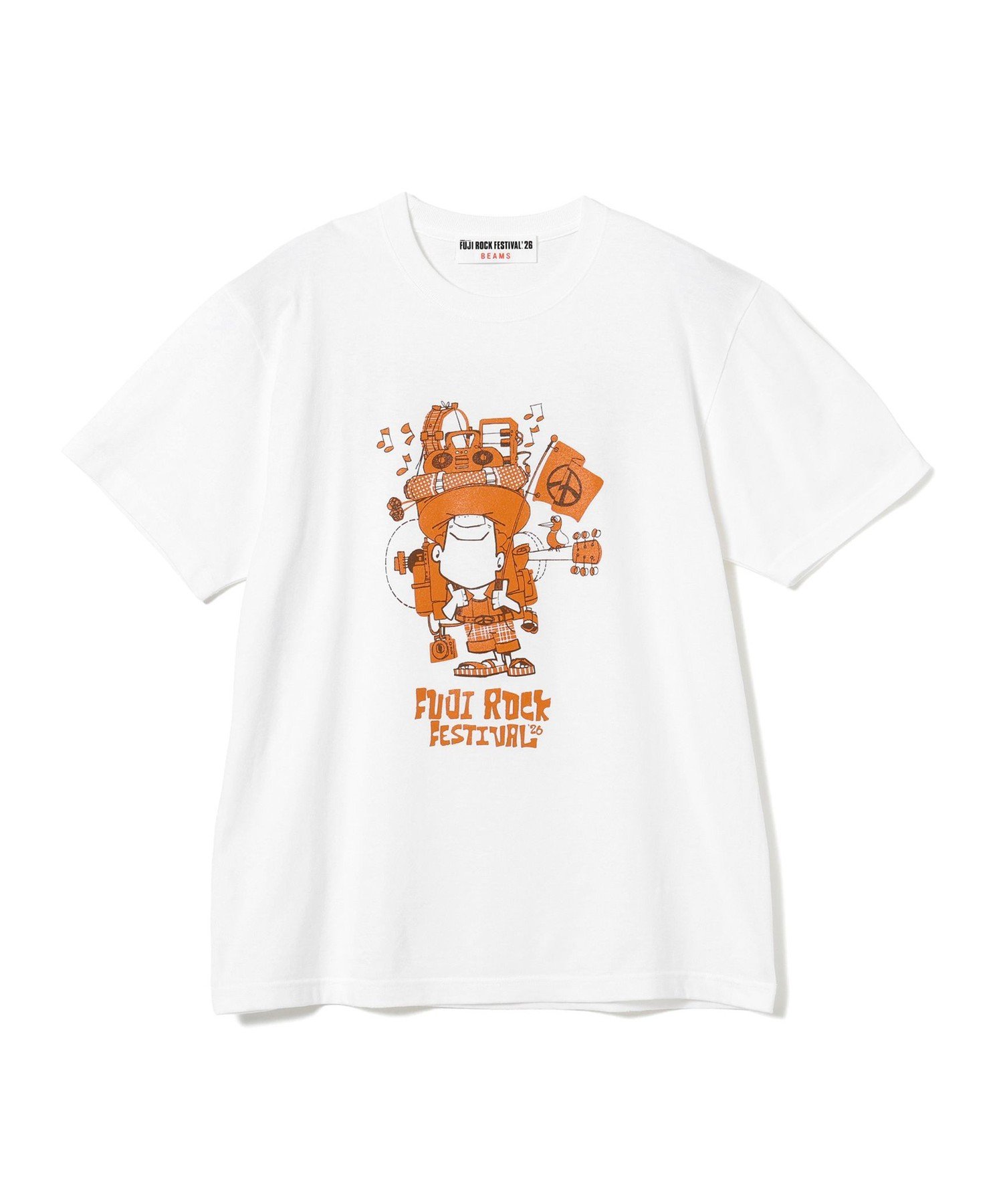 ＜WOMEN＞FUJI ROCK FESTIVAL'26 / Elijah Anderson / Hike TEE ビームス ウイメン トップス カットソー・Tシャツ ホワイト