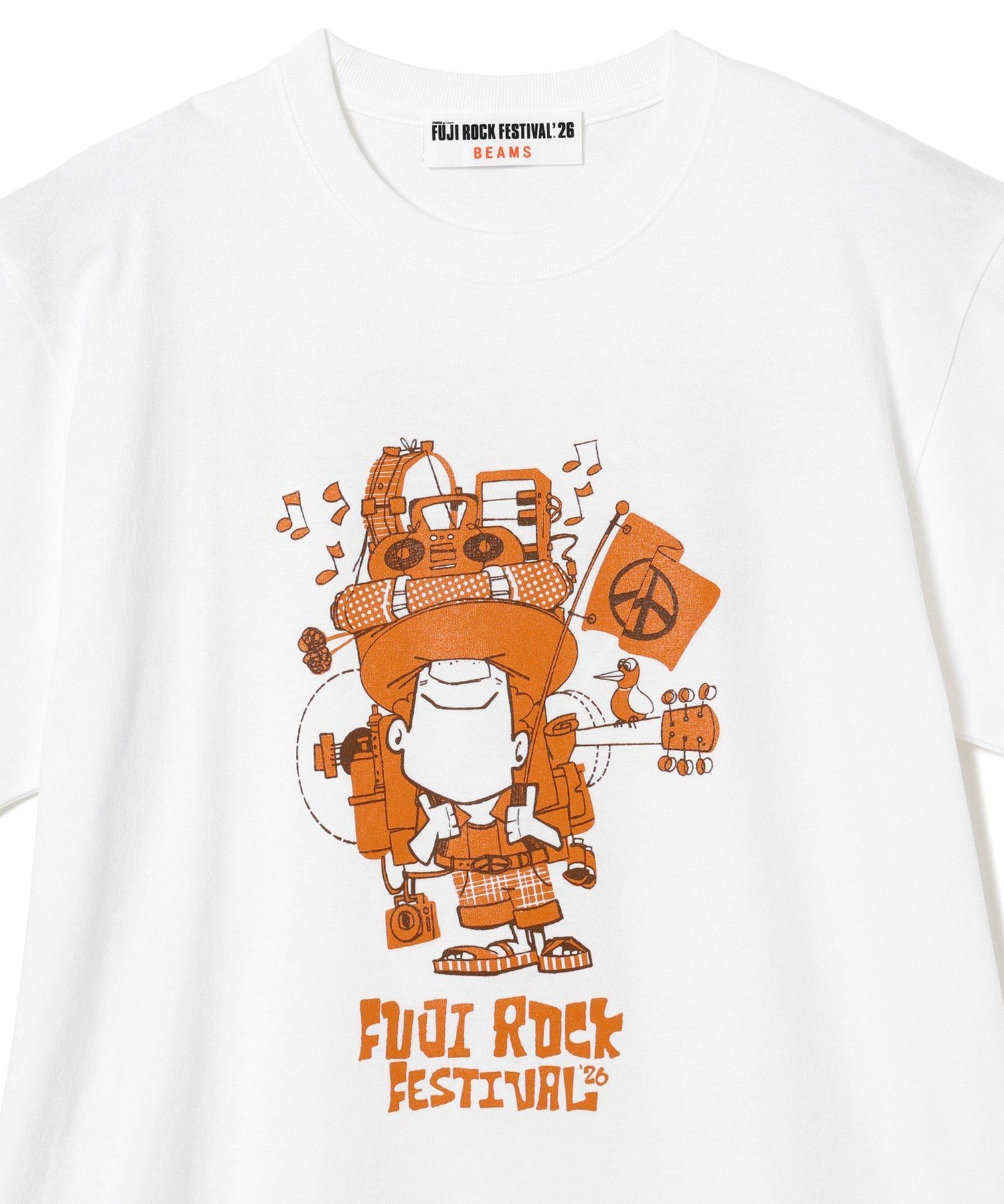 ＜WOMEN＞FUJI ROCK FESTIVAL'26 / Elijah Anderson / Hike TEE ビームス ウイメン トップス カットソー・Tシャツ ホワイト