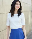 【SALE/20%OFF】OFUON ベーシックリブカットソ...