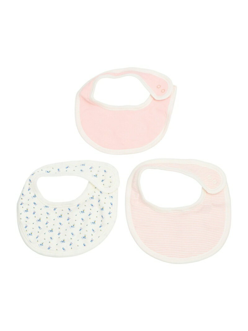 【SALE／20%OFF】PETIT BATEAU (K)スタイ3点セット プチバトー マタニティウェア・ベビー用品 その他のベビーグッズ ピンク ブルー【送料無料】のサムネイル