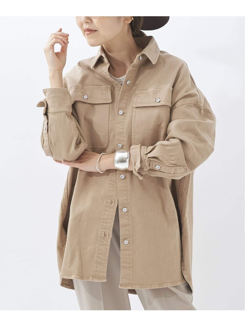 【SALE／30%OFF】plage 【Healthy denim/ヘルシーデニム】SP BIG シャツ◆ プラージュ トップス シャツ・ブラウス【送料無料】のサムネイル