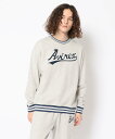 アビレックス トレーナー メンズ 【SALE／30%OFF】AVIREX ベースボール ラインリブ クルーネック スウェット/BASEBALL CREW NECK SWEAT アヴィレックス トップス スウェット・トレーナー グレー ブラック【送料無料】