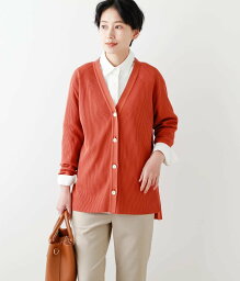 ニューヨーカー 服（レディース） 【SALE／50%OFF】NEWYORKER WOMEN Vネックカーディガン ニューヨーカー トップス カーディガン レッド【送料無料】