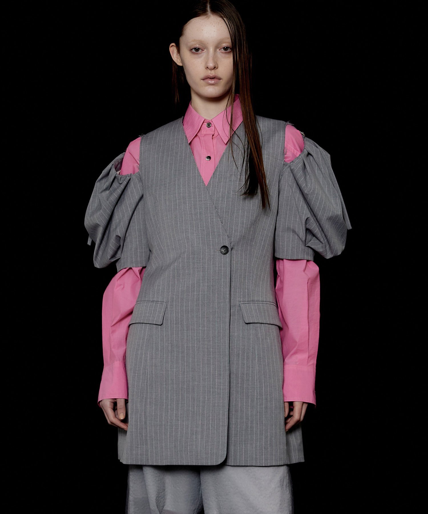 【SALE／40%OFF】MAISON SPECIAL Puff Sleeve Tunic メゾンスペシャル ワンピース・ドレス チュニック グレー ネイビー ベージュ【送料無料】のサムネイル