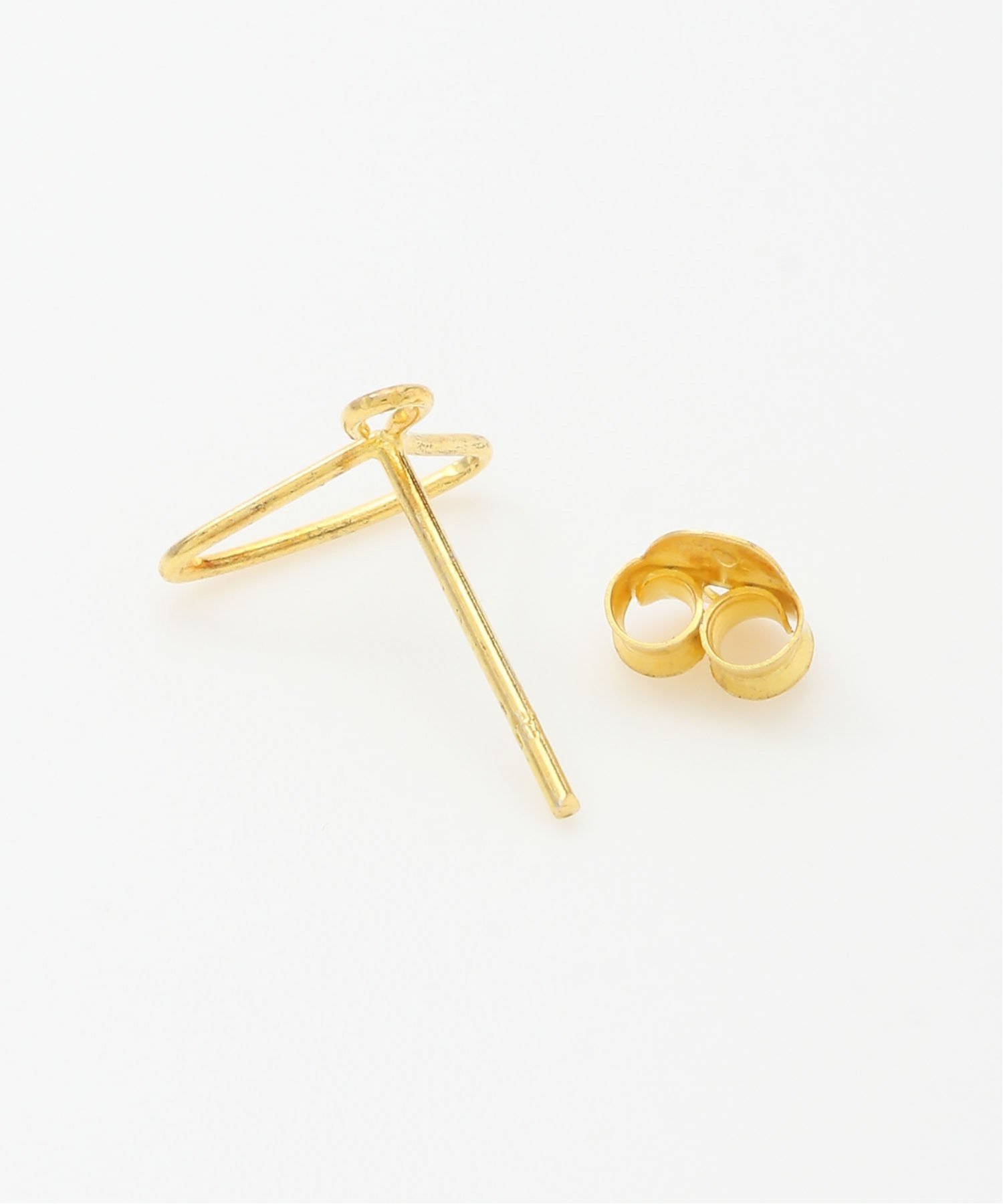 SCALABLANCHE SCALABLANCHE/(U)GOLDハンガーピアス(SV925) スカラ アクセサリー・...