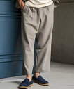 【SALE/30%OFF】C DIEM C DIEM タックワイドパンツ シフォン パンツ その他のパンツ ブラック グレー【送料無料】