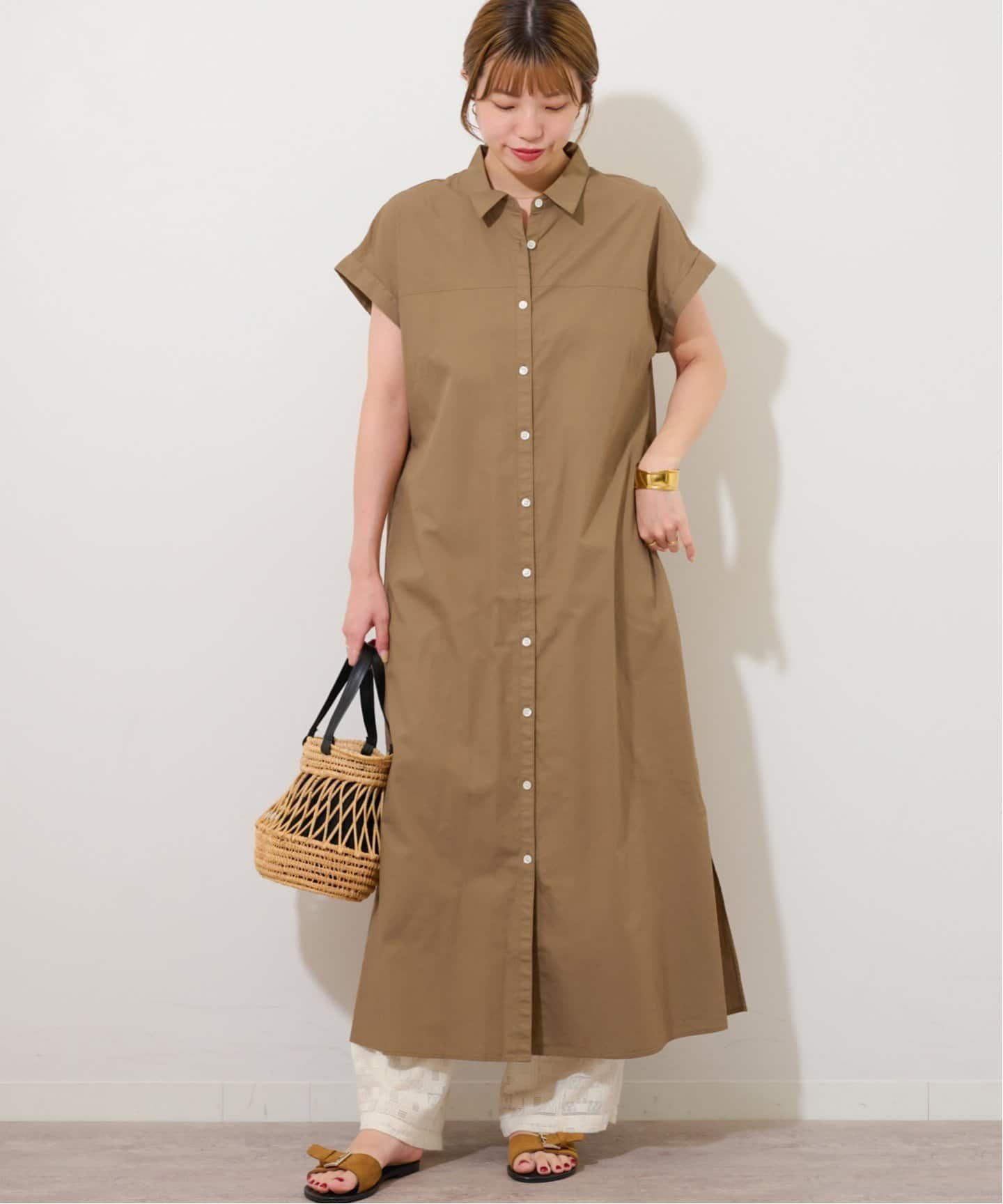 JOURNAL STANDARD relume フレンチスリーブワンピース ジャーナル スタンダード レリューム ワンピース・ドレス ワンピース ブラウン ネイビー【送料無料】のサムネイル