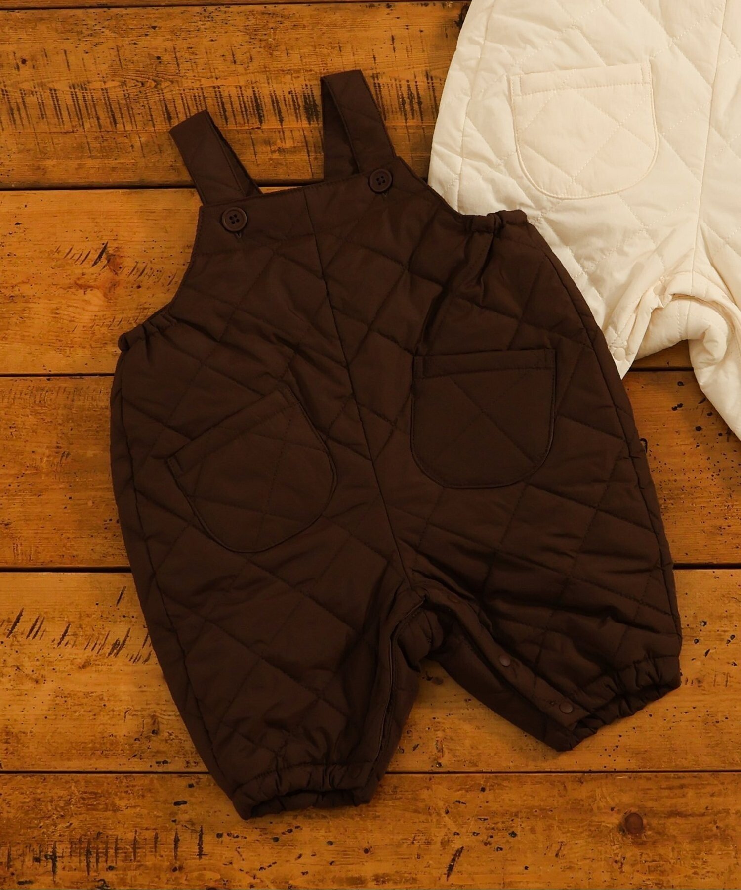 【SALE／30%OFF】BREEZE Bpop キルトサロペット エフオーオンラインストア オールインワン・オーバーオ..