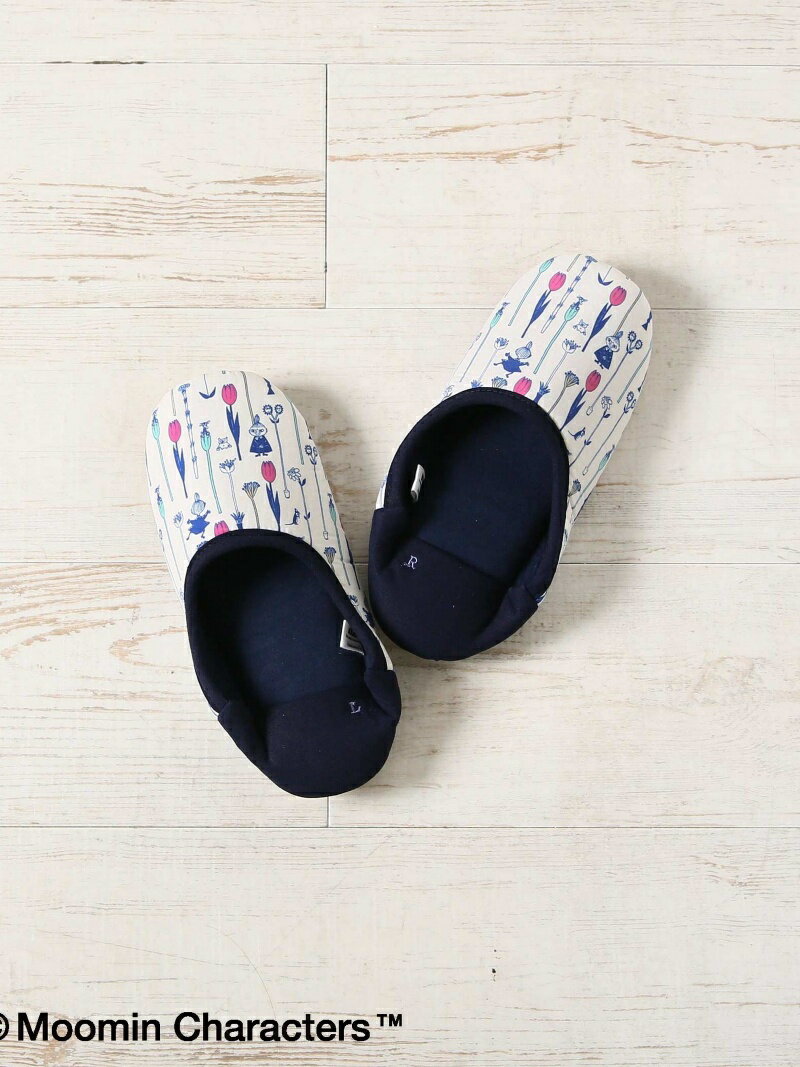 【SALE／20%OFF】Afternoon Tea LIVING Moomin×Afternoon Tea/ルームシューズ アフタヌーンティー・リビング インテリア・生活雑貨 その他のインテリア・生活雑貨 ネイビーのサムネイル