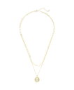 PROPORTION BODY DRESSING 2連コインネックレス プロポーションボディドレッシング アクセサリー・腕時計 その他のアクセサリー・腕時計 ゴールド【送料無料】
